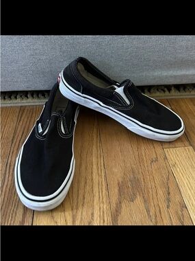 Vans Classic Slip-On Canvas Off the Wall Sneakers Women’s Sz 8 Mens Sz 6.5 M